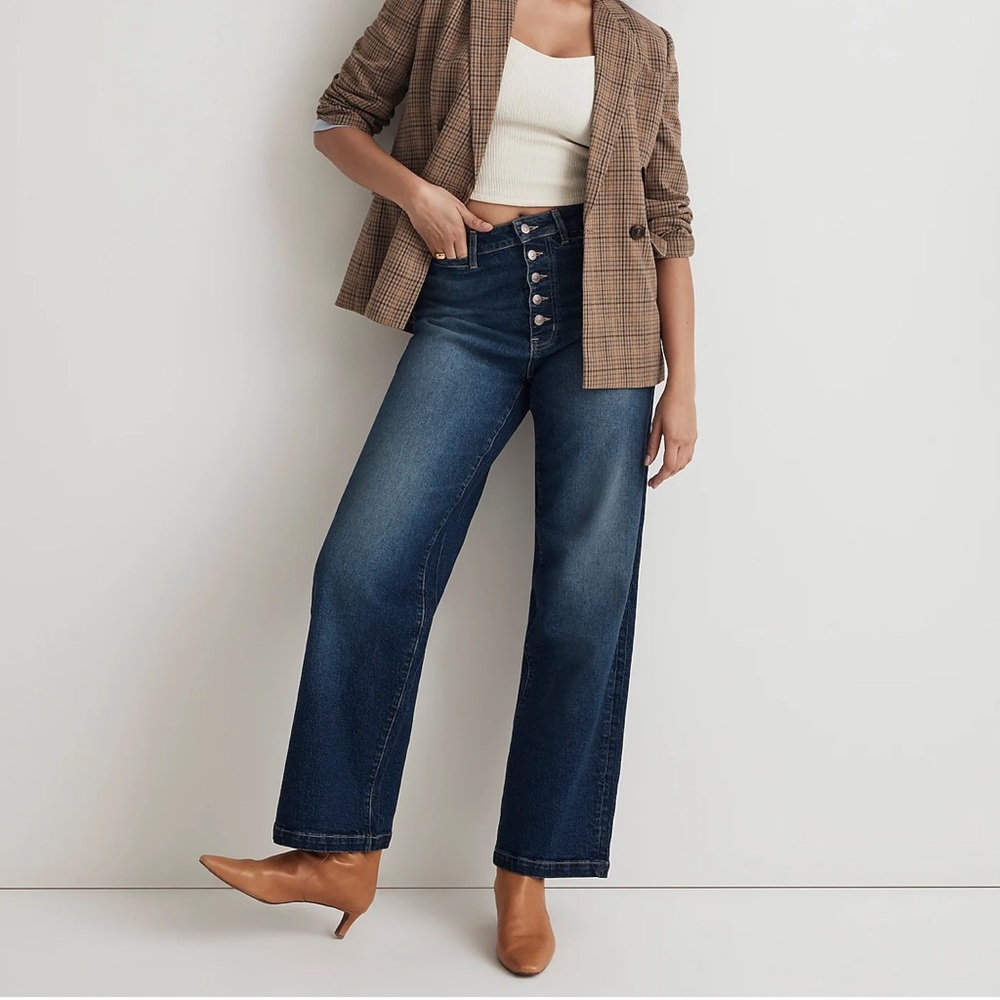 Madewell Perfect Vintage Wide Leg Jeans